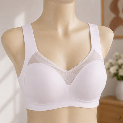 Seamless Slate Blue Wirefree Comfort Bra