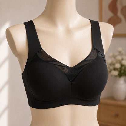 Seamless Slate Blue Wirefree Comfort Bra